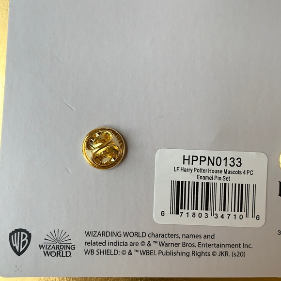 Loungefly Harry Potter House Mascots 4 piece Enamel Pin Set - Picture 7 of 15